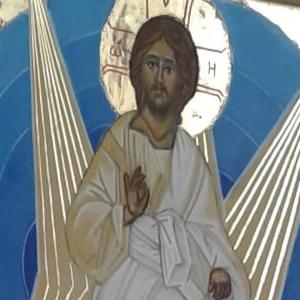 Hand-crafted icon of the Transfiguration